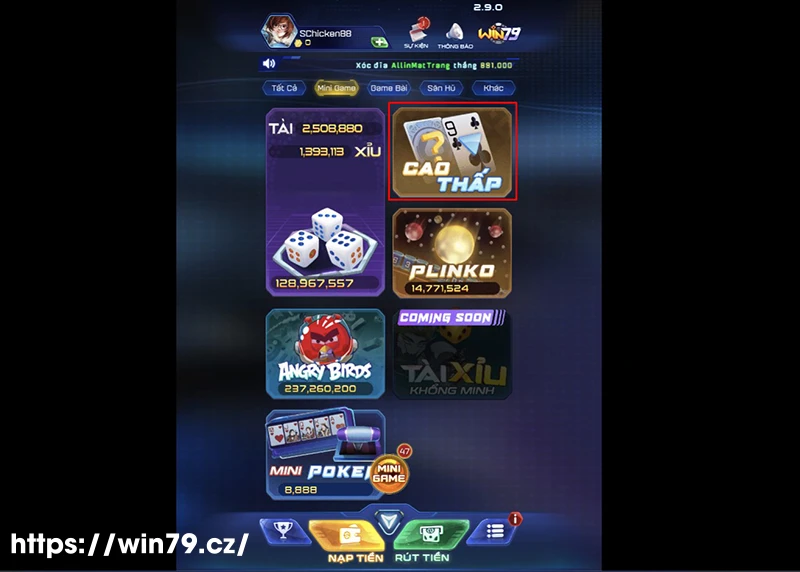 Giới thiệu về game Cao thấp Win79 Giới thiệu về game Cao thấp Win79