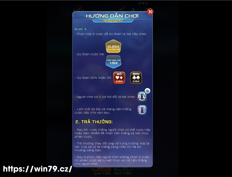 Quy định trả thưởng của game bài Cao thấp online Quy định trả thưởng của game bài Cao thấp online