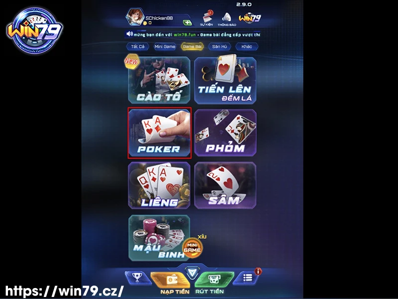 Giới thiệu game bài Poker Win79 Giới thiệu game bài Poker Win79