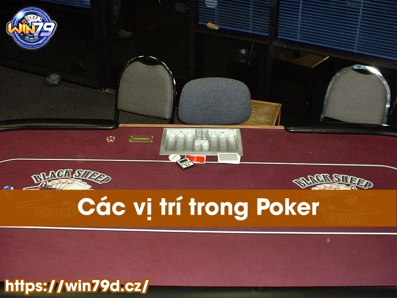 Các vị trí trong Poker